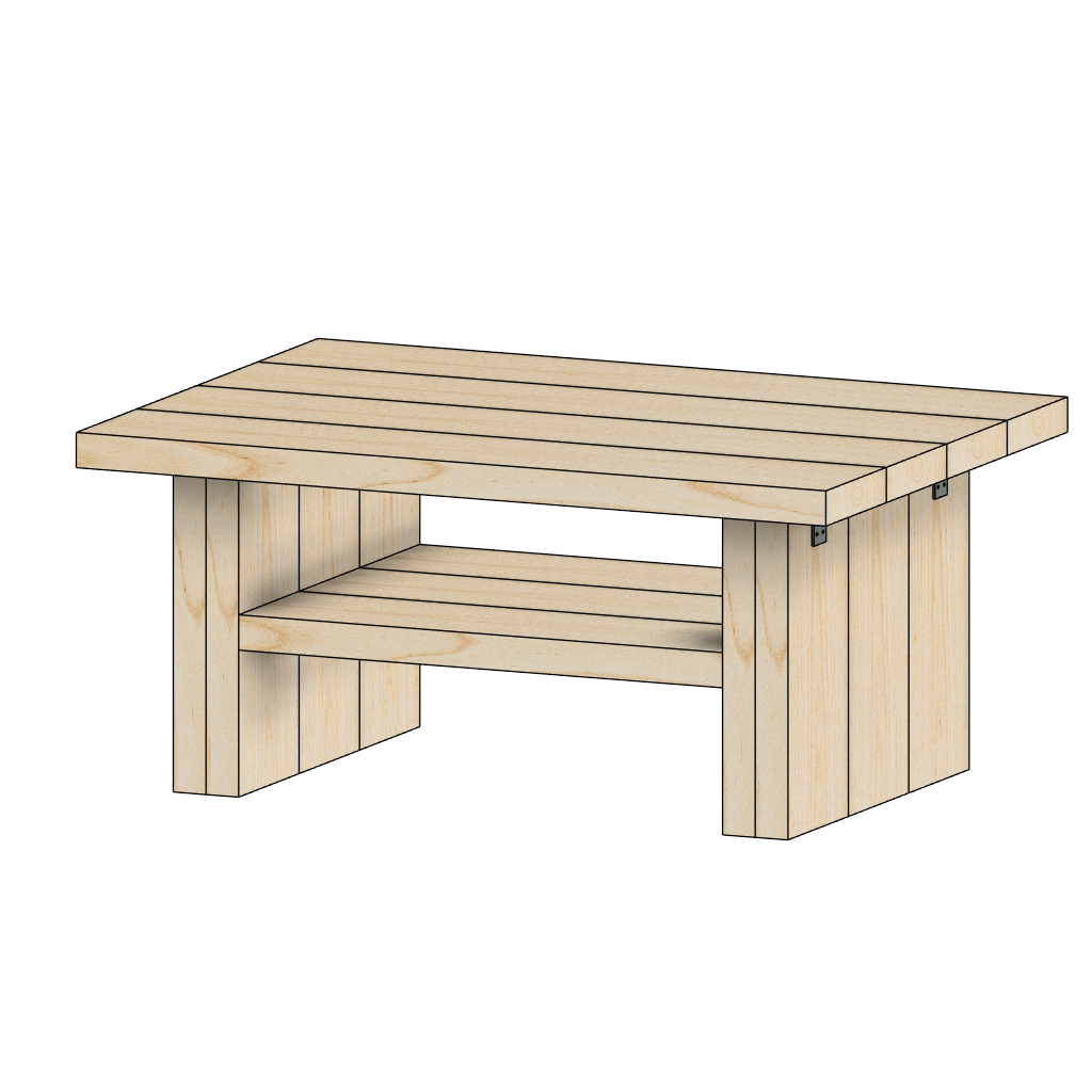 Rustic Coffee Table (Oppskrift)