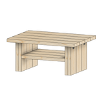 Rustic Coffee Table (Oppskrift)