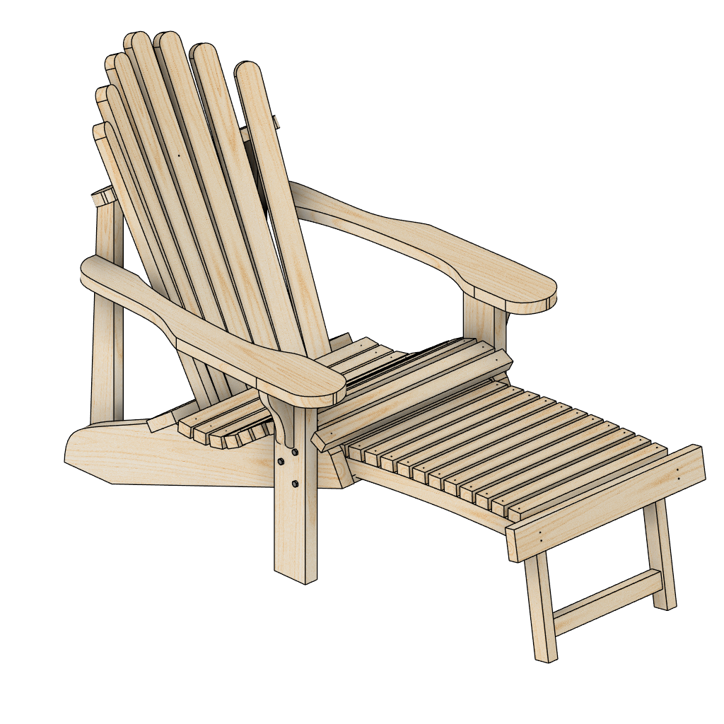 Adirondack Classic Lounge (Oppskrift + Maler)