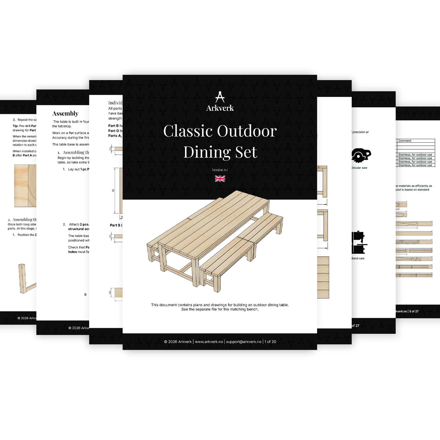 Classic Outdoor Dining Set
