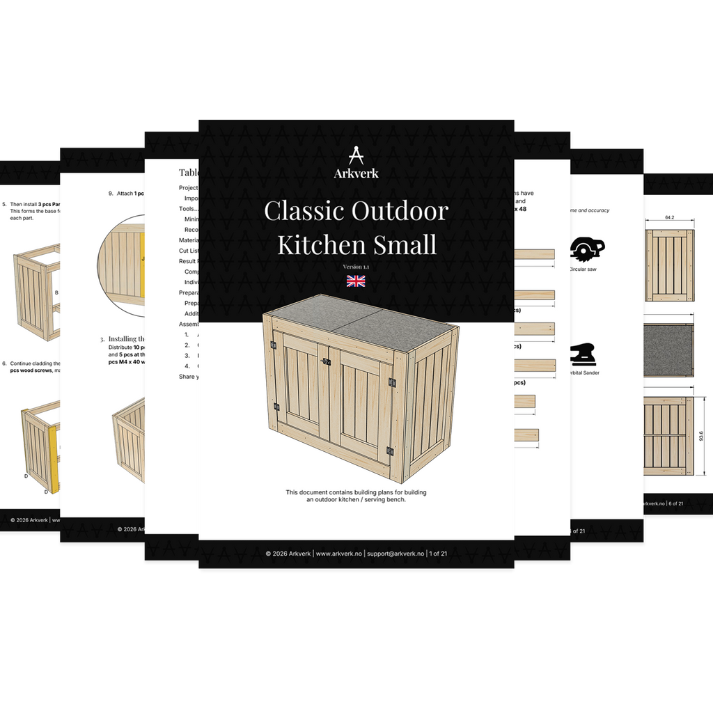 Classic Outdoor Kitchen Small (Oppskrift)