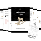Oversikt over byggetegningene og malene for Rocking Horse Heritage