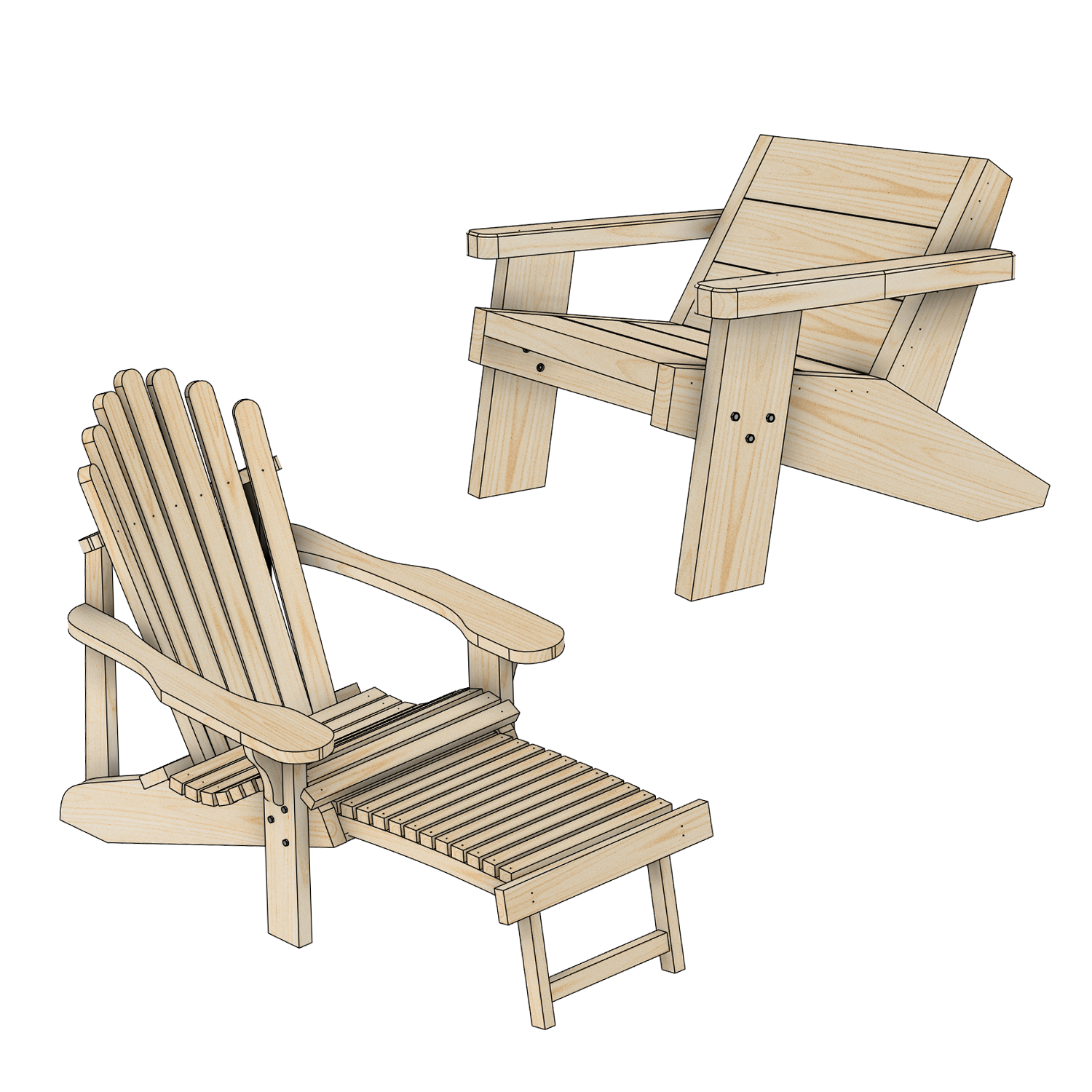 Adirondack-stolpakke