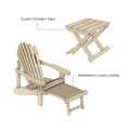 Classic Lounge Pakken med Adirondack Classic Lounge og Classic Foldable Table