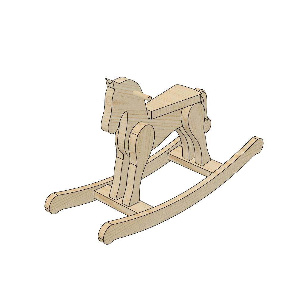 Rocking Horse Heritage gyngehest i tre